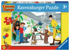35 Piece Look Curious George! Puzzle