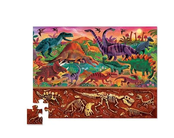 Above   Below 48-Piece Puzzle - Dinosaur World