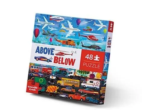 Above   Below 48-Piece Puzzle - Things That Go