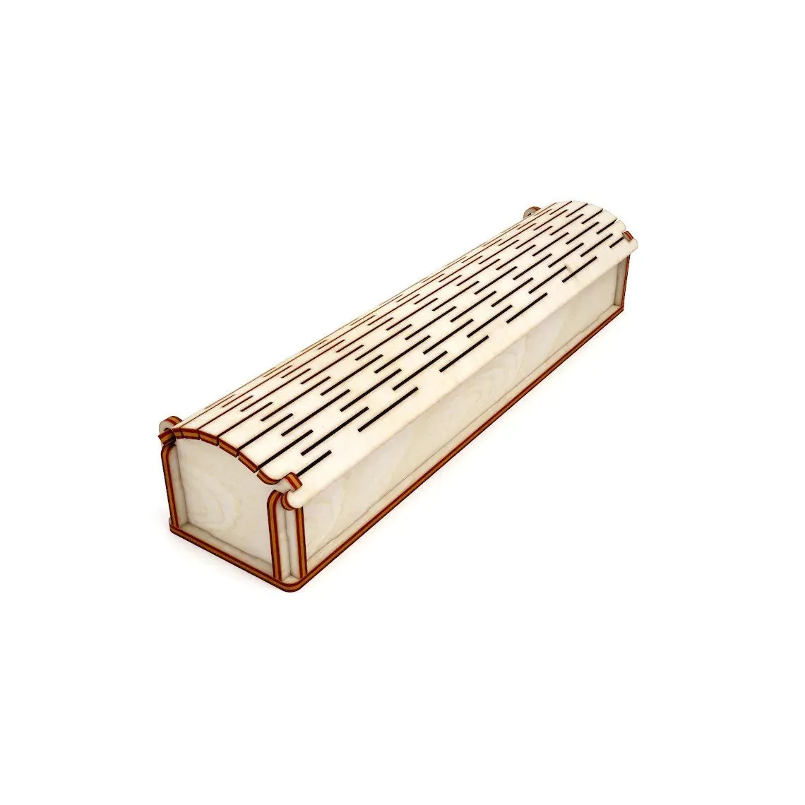 AmericanElm Decorative Wooden Pen Case For Brithday Gift