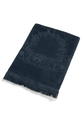 Black | Mini Monochrome Beach Towel