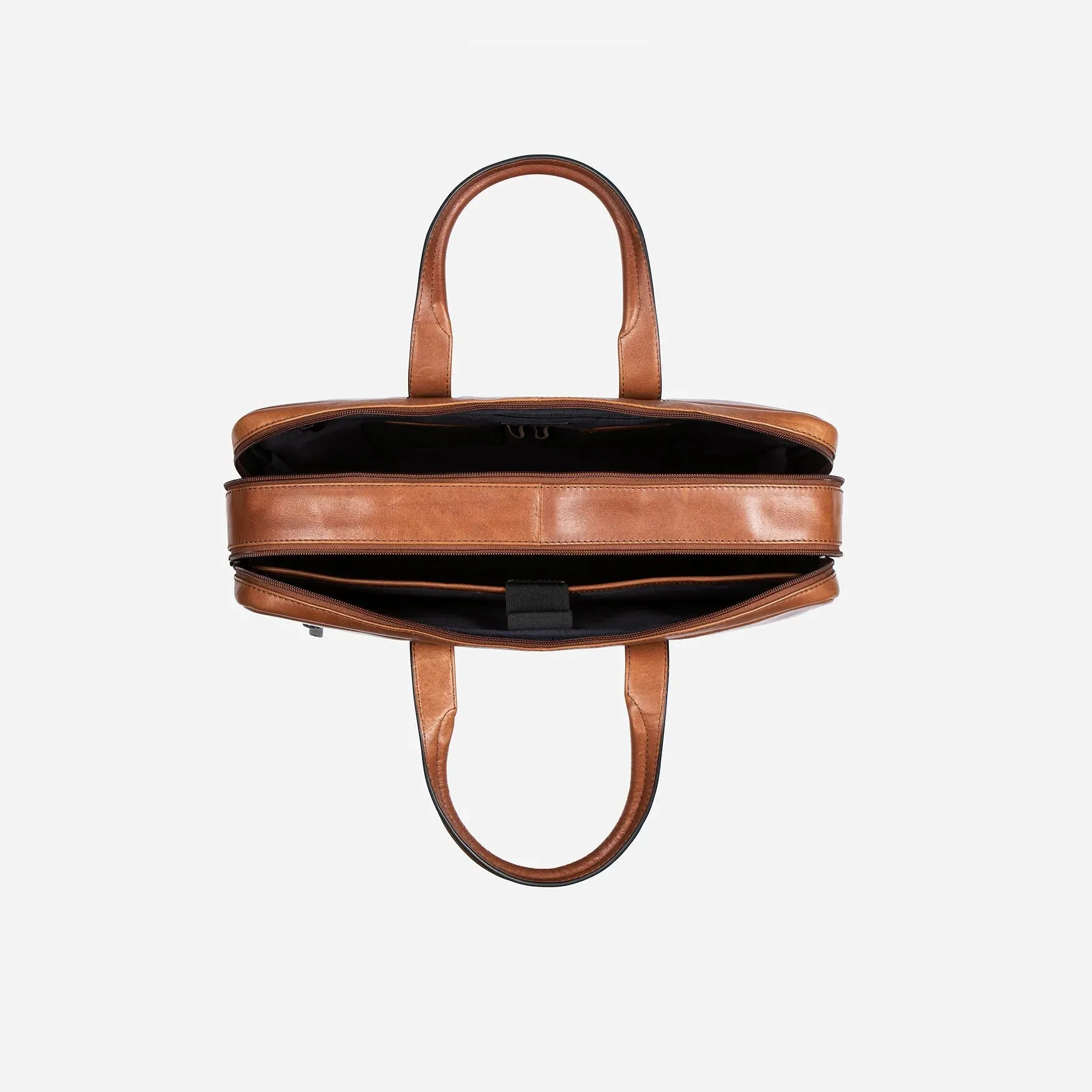 Brando Winchester Double Zip 15" Laptop Bag | Brown