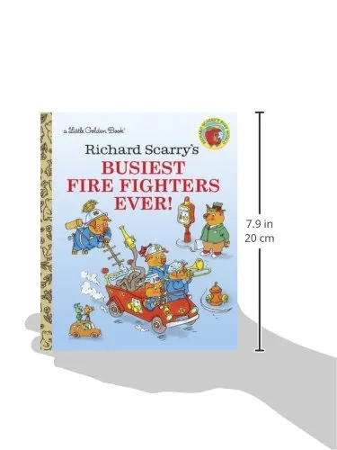 Busiest Firefighters Ever! - A Little Golden Book