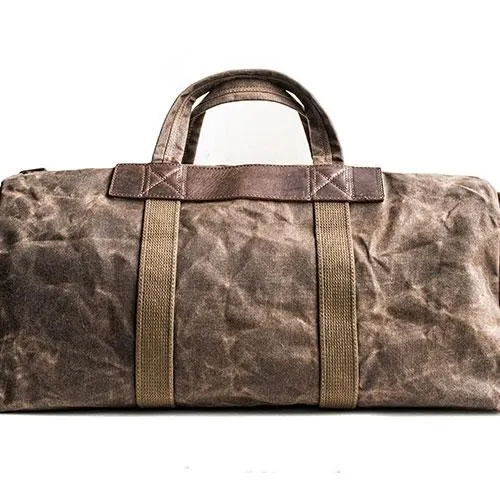Canvas Mens Cool Weekender Bag Travel Bag Duffle Bags Overnight Bag Holdall Bag for men
