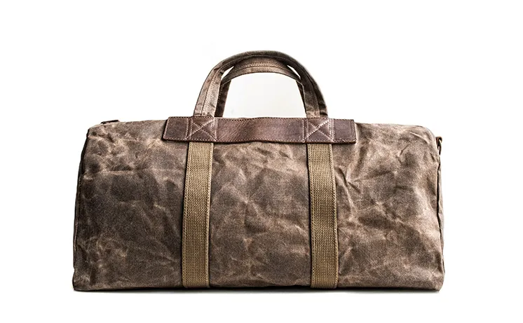 Canvas Mens Cool Weekender Bag Travel Bag Duffle Bags Overnight Bag Holdall Bag for men