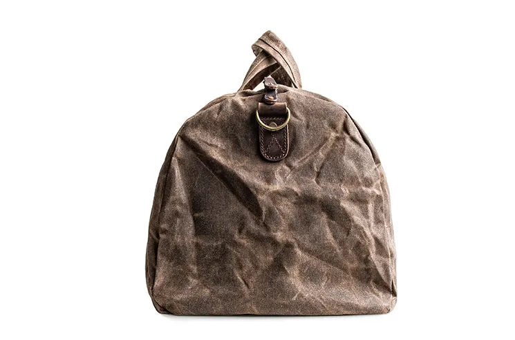 Canvas Mens Cool Weekender Bag Travel Bag Duffle Bags Overnight Bag Holdall Bag for men