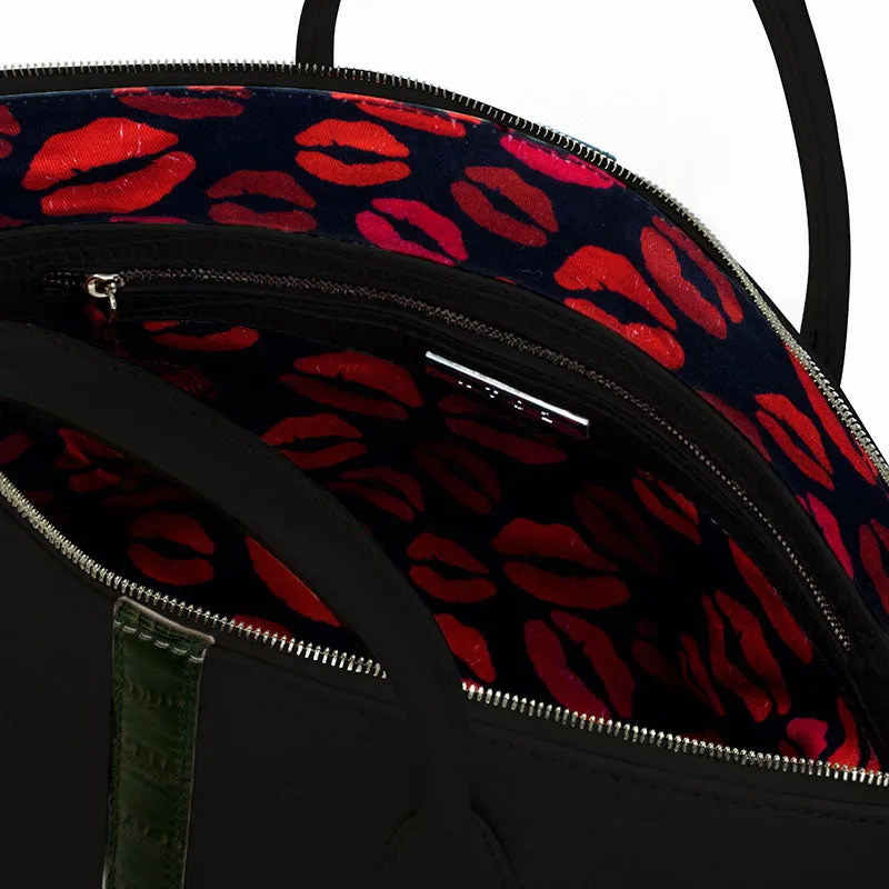 CARRY MEDIUM | BLACK & OLIVE STRIPE