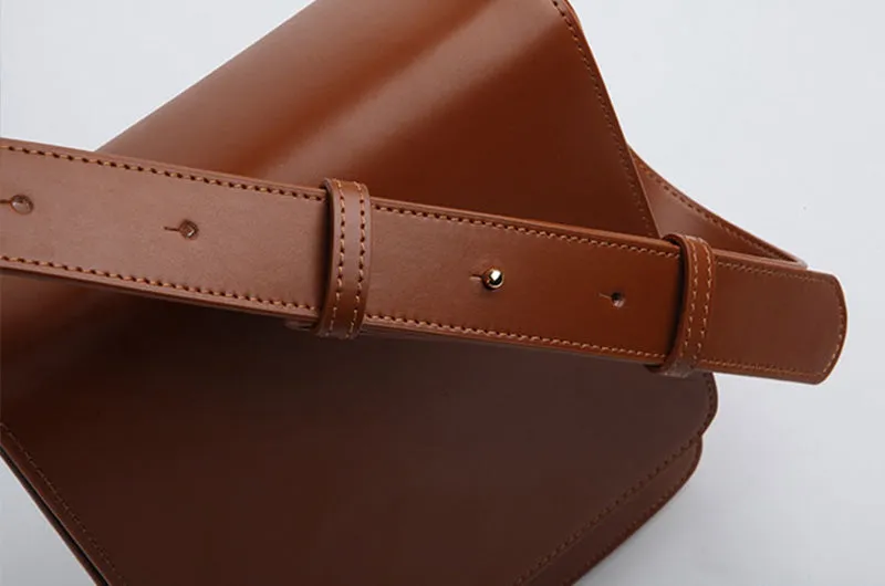 Chic Womens Flap Bag Leather Satchel Bag Crossbody Bags for Women