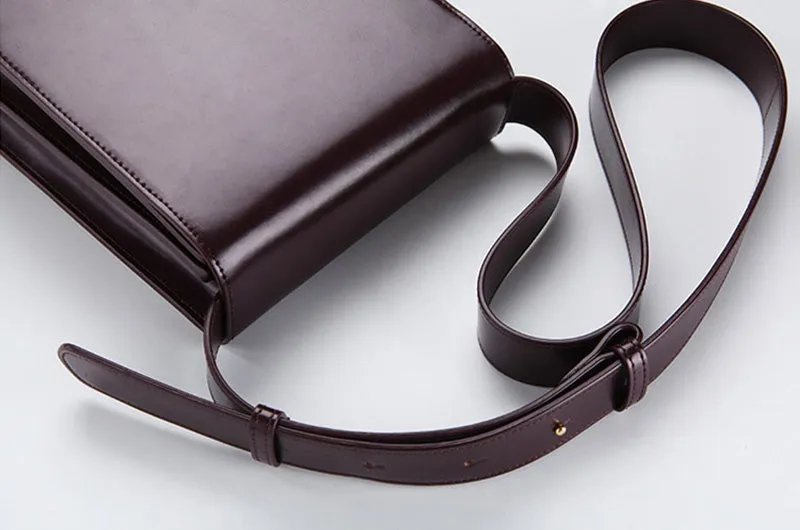 Chic Womens Flap Bag Leather Satchel Bag Crossbody Bags for Women