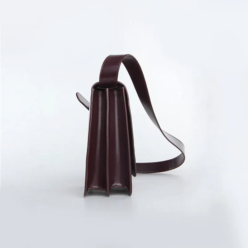 Chic Womens Flap Bag Leather Satchel Bag Crossbody Bags for Women