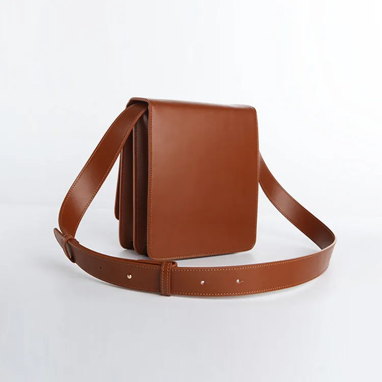 Chic Womens Flap Bag Leather Satchel Bag Crossbody Bags for Women