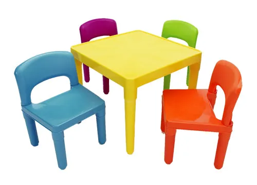Children Furniture: Table & 4 Chairs (Preschool)