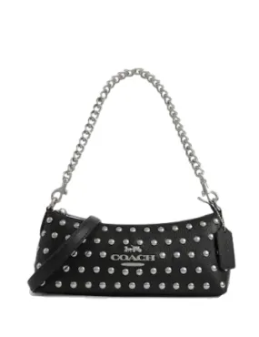 Coach Charlotte Shoulder Bag With Rivets