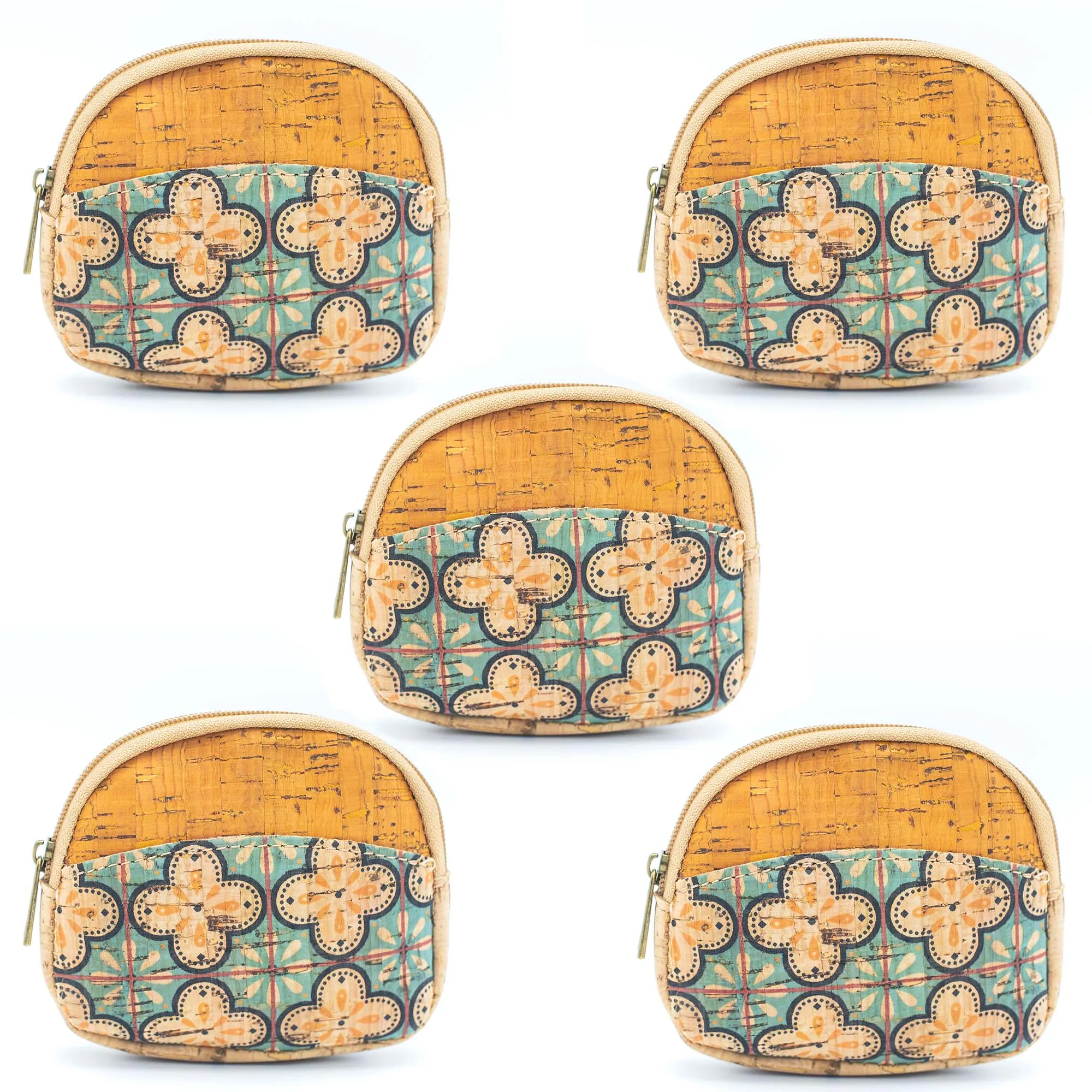 Coin purse Mini Printed Cork Purse  BAGD-271(10units)