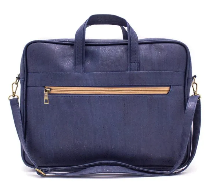 Cork Laptop Bag Navy