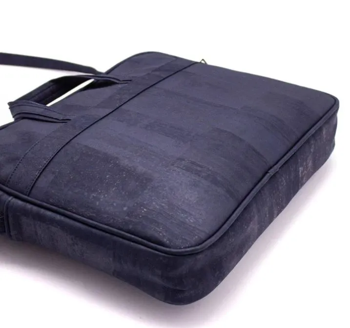 Cork Laptop Bag Navy