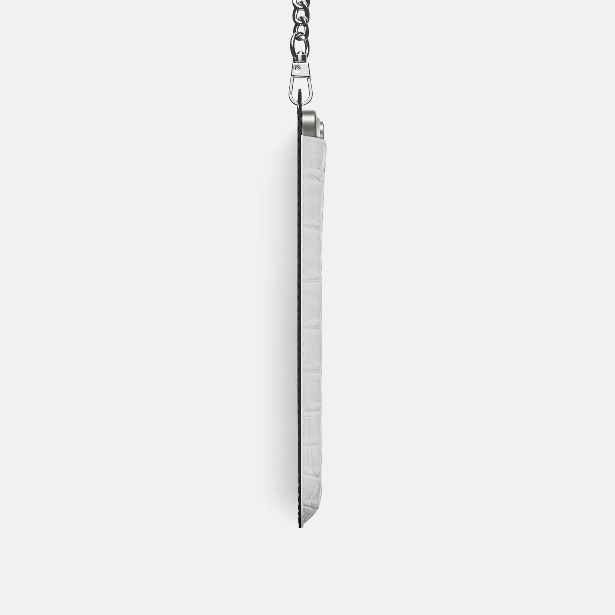 Crossbody Bag For iPhone 16 Pro In Himalayan Crocodile