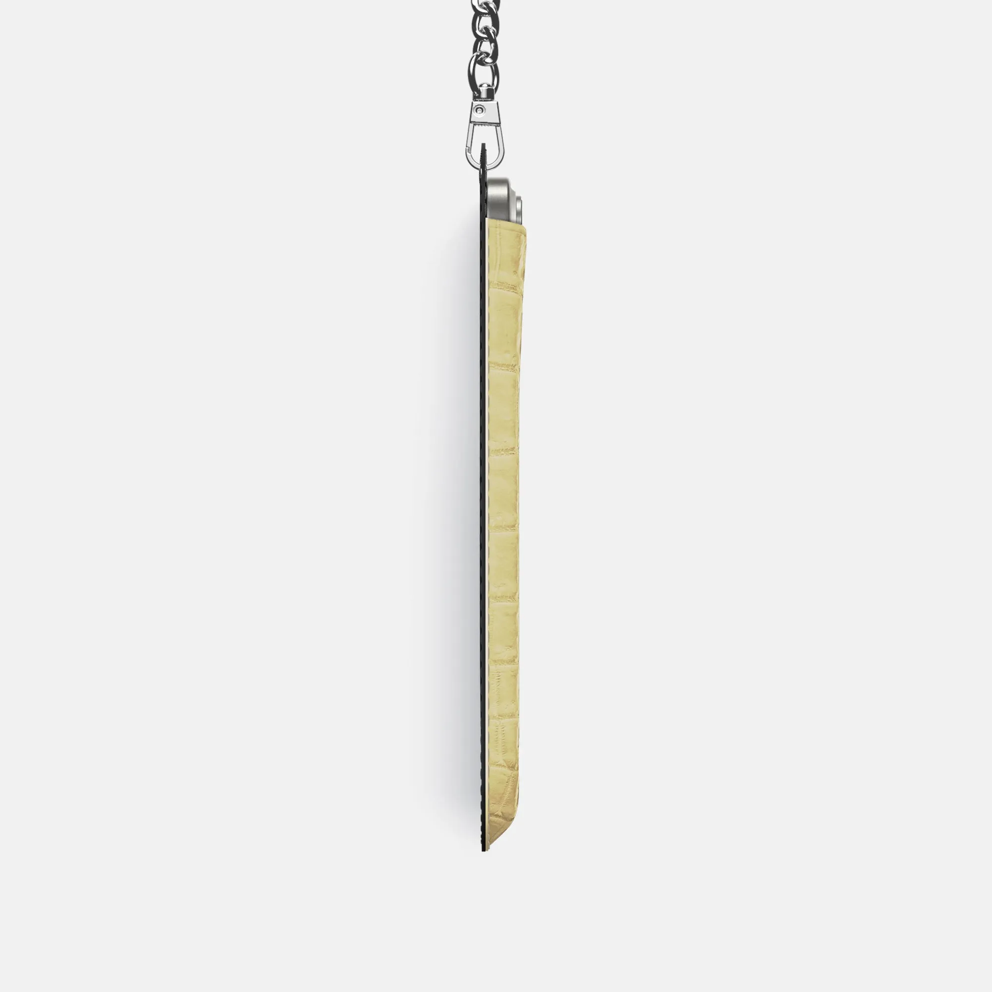 Crossbody Bag For iPhone 16 Pro In Himalayan Crocodile