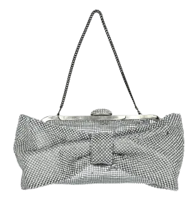 Crystale Rhinestone Bow Clutch