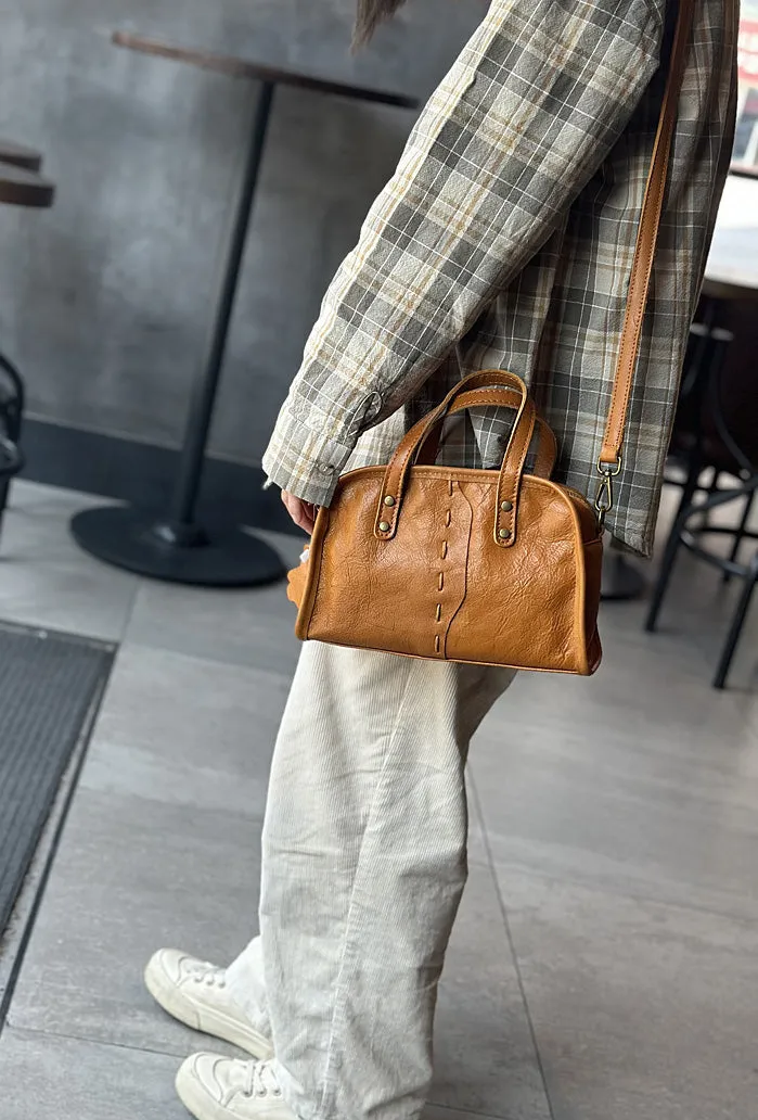 Cute Womens Genuine Leather Shoulder Bag Small Leather Crossbody Bag