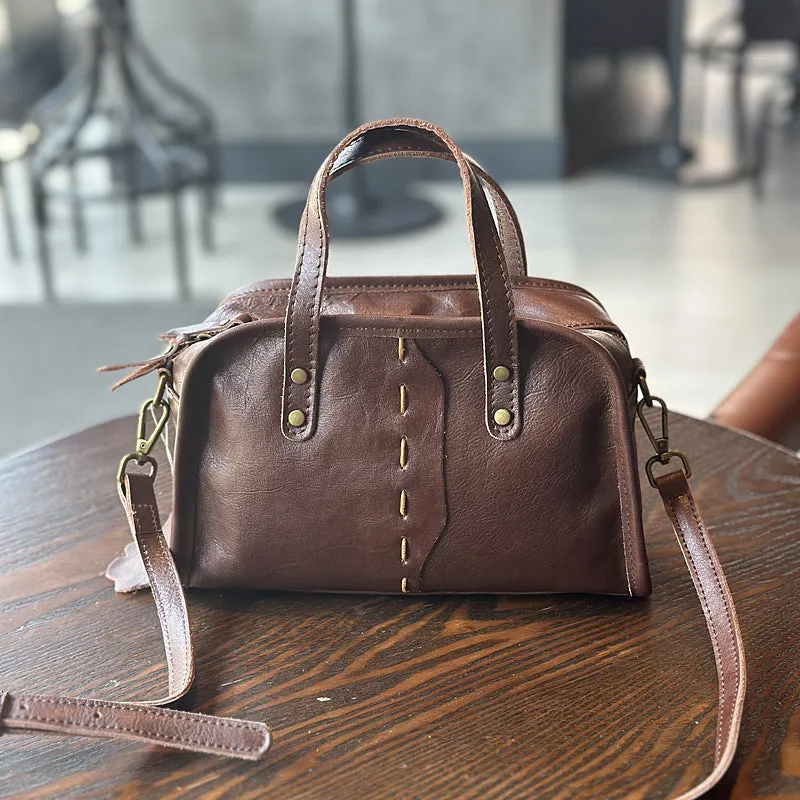 Cute Womens Genuine Leather Shoulder Bag Small Leather Crossbody Bag