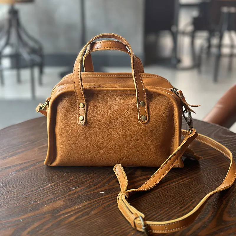Cute Womens Genuine Leather Shoulder Bag Small Leather Crossbody Bag