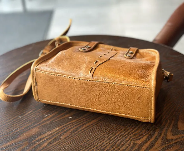 Cute Womens Genuine Leather Shoulder Bag Small Leather Crossbody Bag