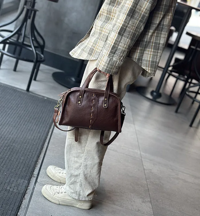 Cute Womens Genuine Leather Shoulder Bag Small Leather Crossbody Bag