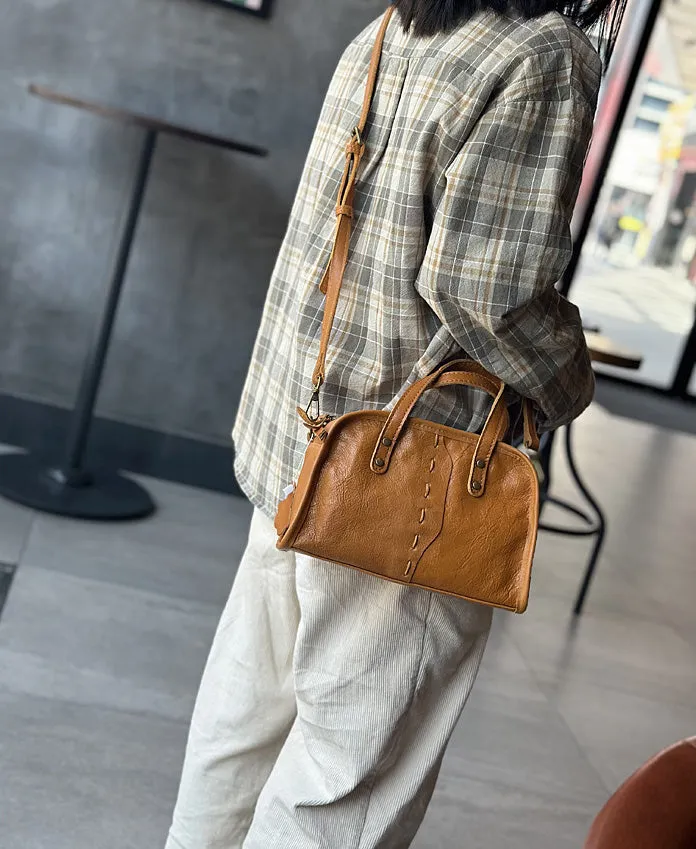Cute Womens Genuine Leather Shoulder Bag Small Leather Crossbody Bag