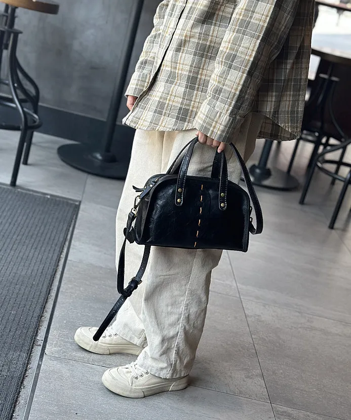 Cute Womens Genuine Leather Shoulder Bag Small Leather Crossbody Bag