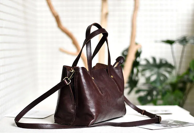 Cute Womens Leather Crossbody Tote Small Handbags For Women
