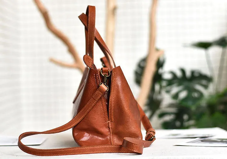 Cute Womens Leather Crossbody Tote Small Handbags For Women