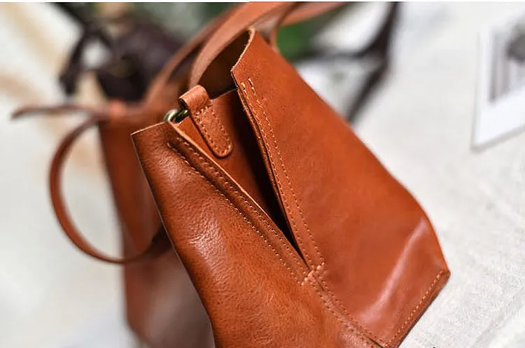 Cute Womens Leather Crossbody Tote Small Handbags For Women