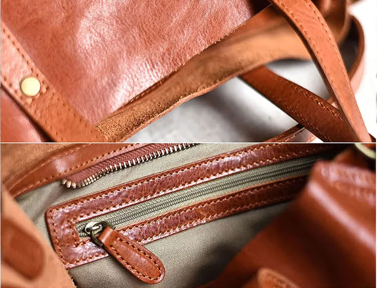 Cute Womens Leather Crossbody Tote Small Handbags For Women