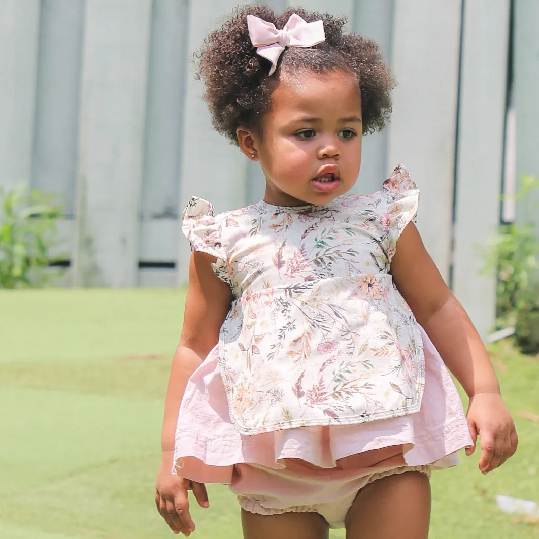 Delilah Floral Flutter Bapron