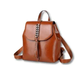 Detroit Full Grain Leather Women's Backpack