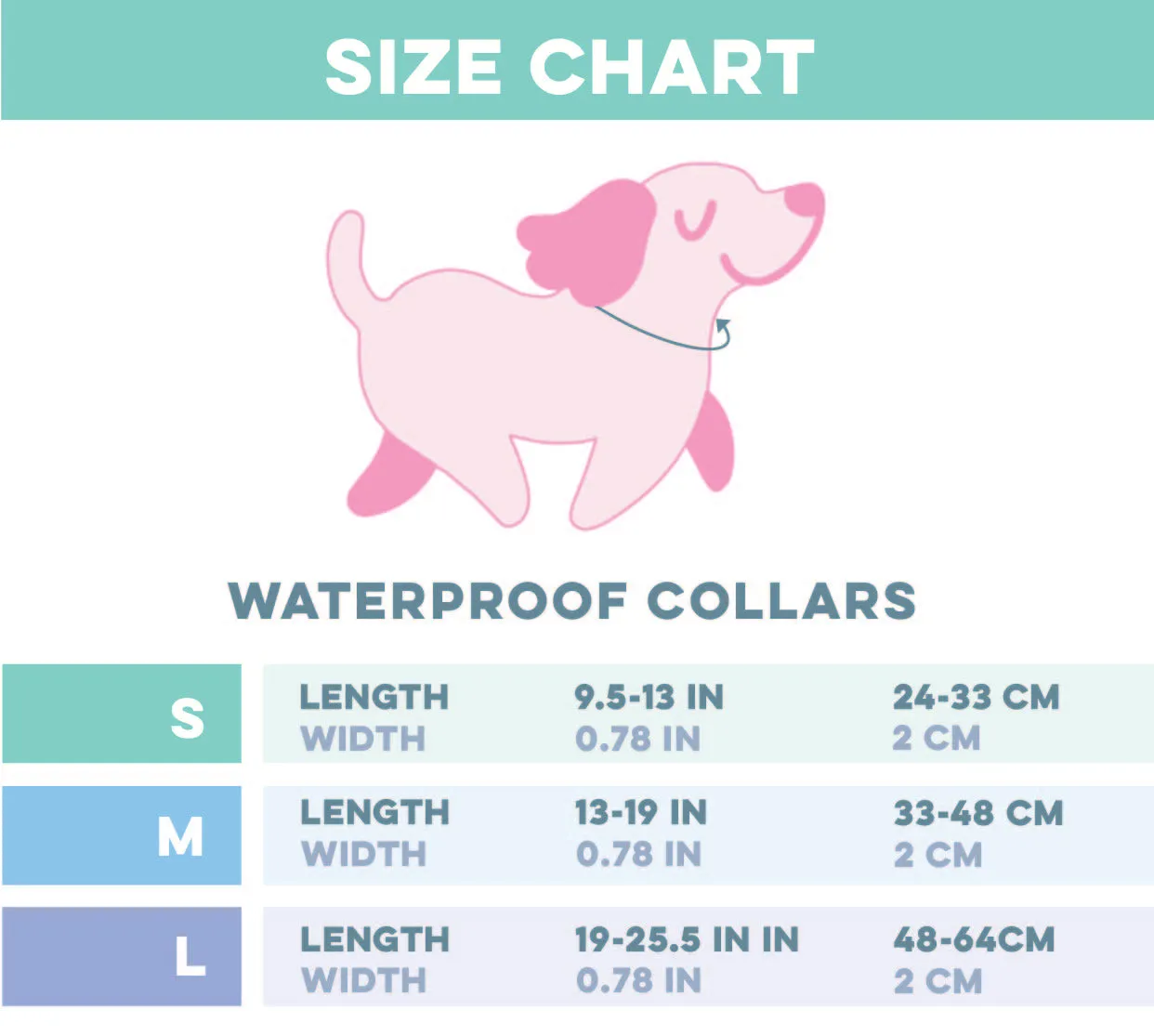Dog Waterproof Collar - Blue