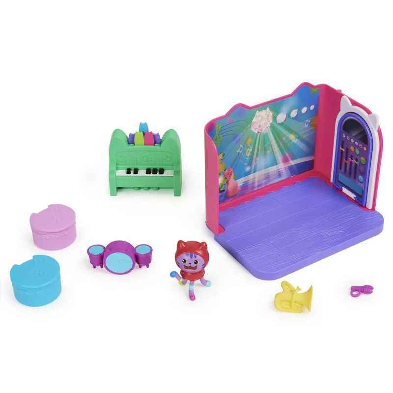 Dreamworks Gabby's Dollhouse Deluxe Room Daniel James Catnip Groovy Music Room