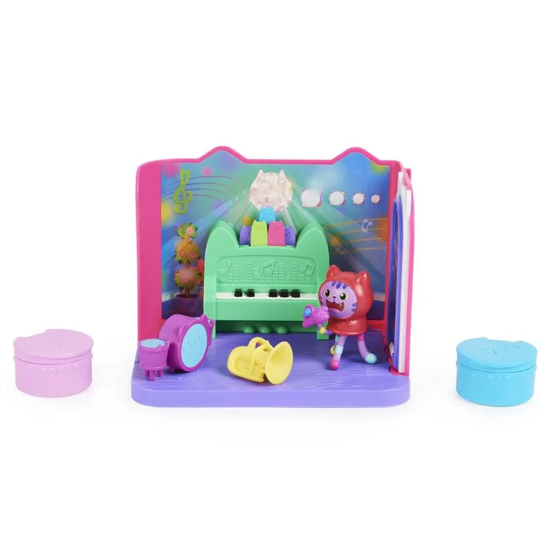 Dreamworks Gabby's Dollhouse Deluxe Room Daniel James Catnip Groovy Music Room