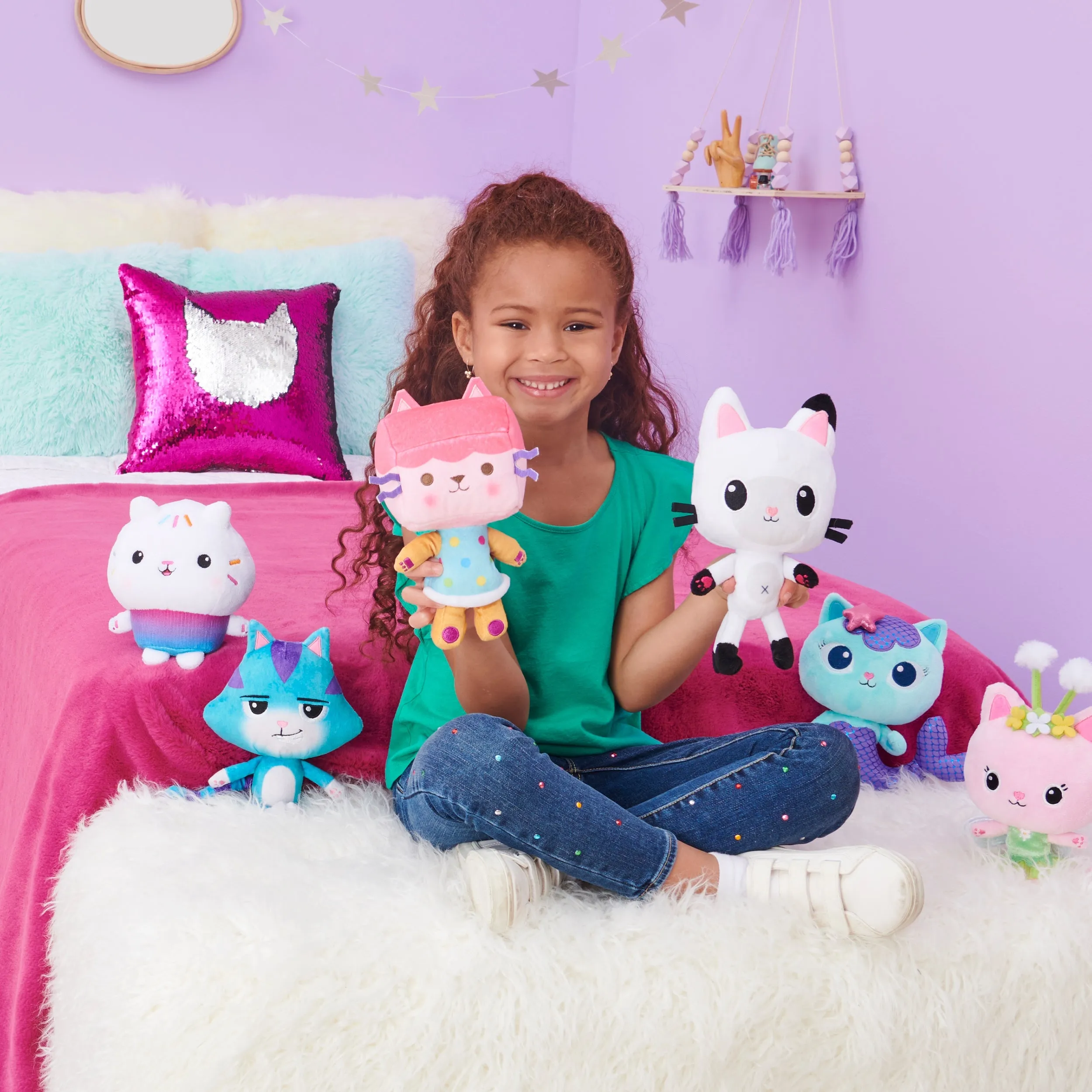 Dreamworks Gabby's Dollhouse Purr-Ific Plush MeRCat