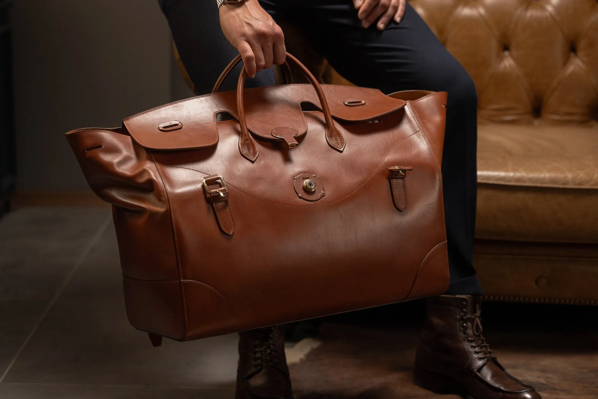 Duffle Bag - Barenia Patina