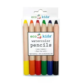 Eco-Kids Watercolor Pencils - Set of 6