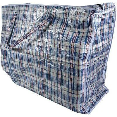 Extra Large (XL) - Woven plastic PVC laundry bag assorted colours