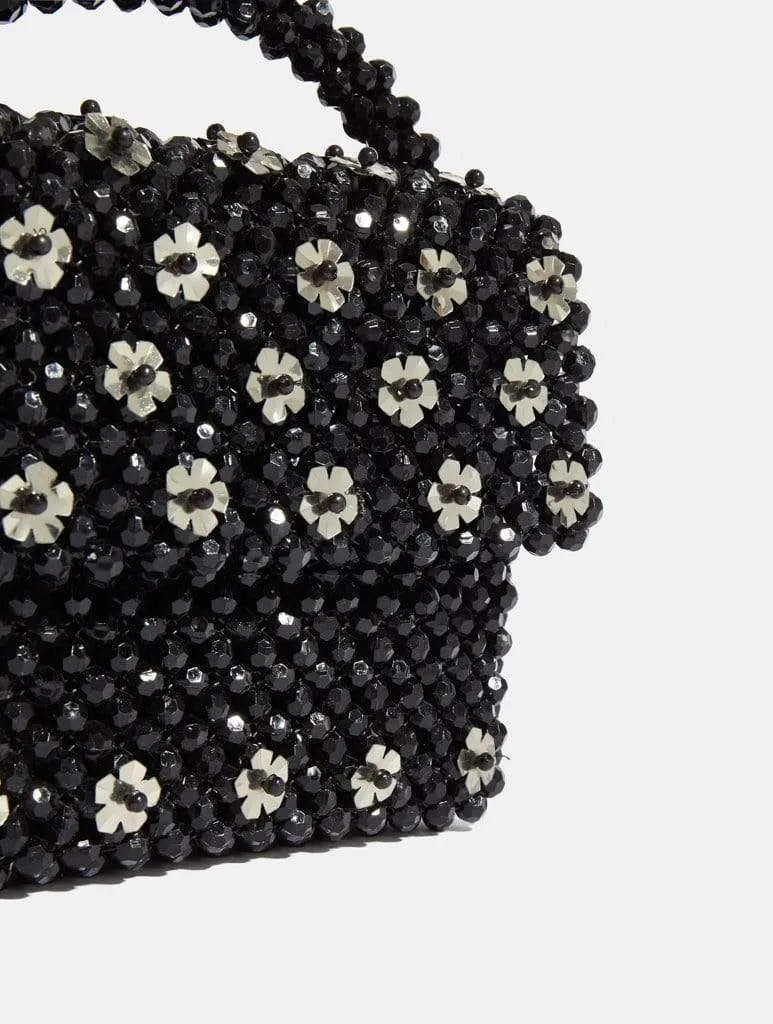 Gia Daisy Noir Tote Bag
