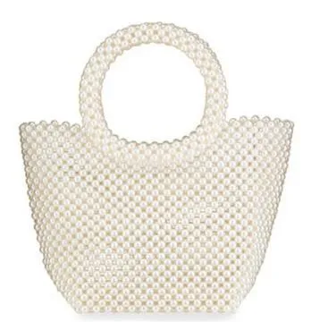 Girls Handbag | Pearl Round Handle Bag | Bari Lynn Accessories