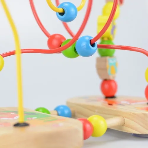 Jumini Beads Maze Wooden Toy Fox