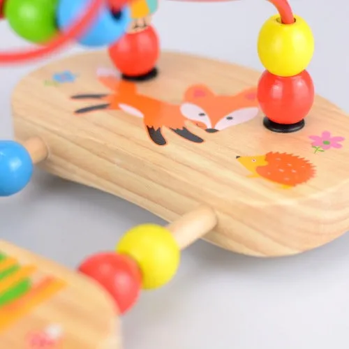 Jumini Beads Maze Wooden Toy Fox