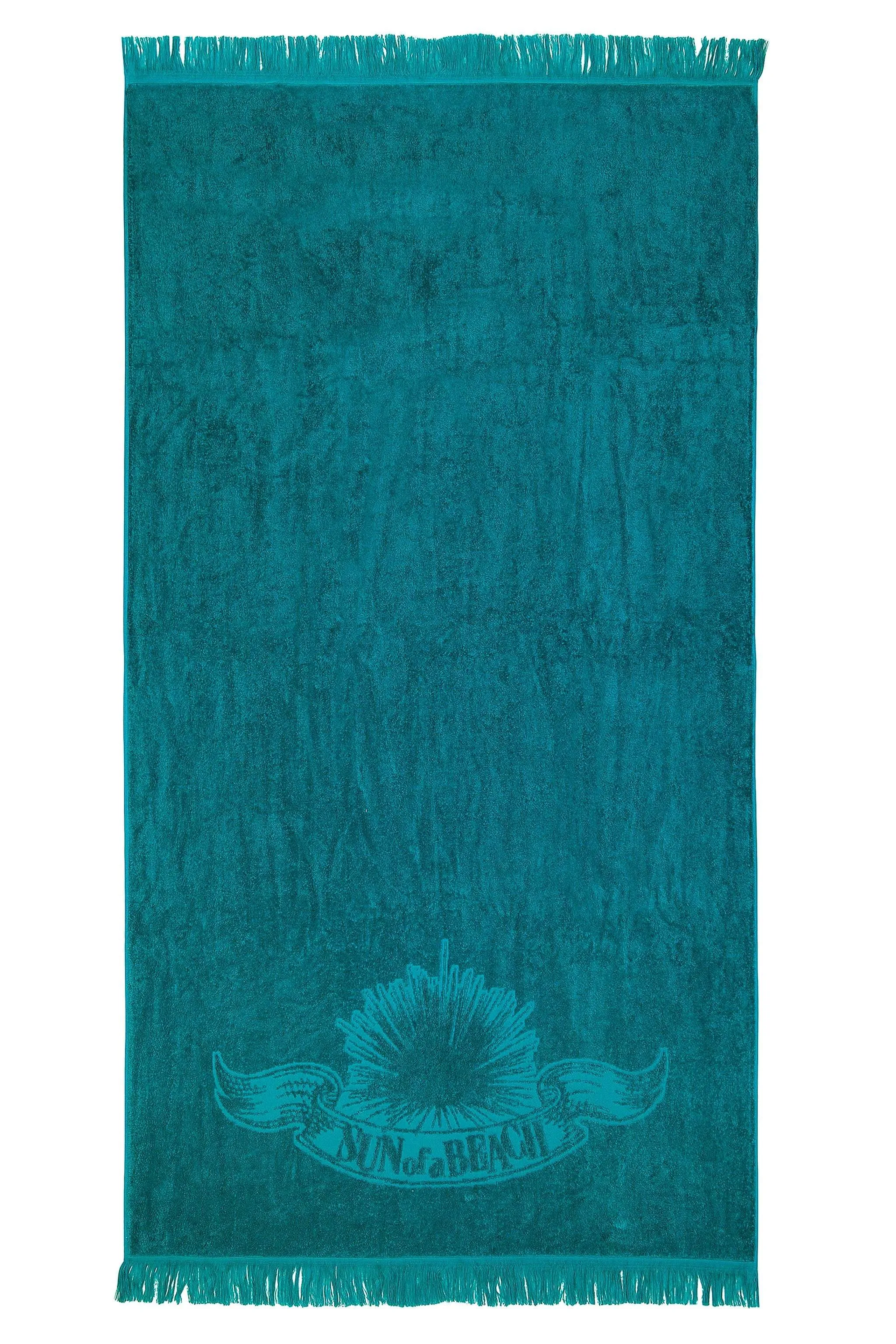 Just Teal | Monochrome Beach Towel
