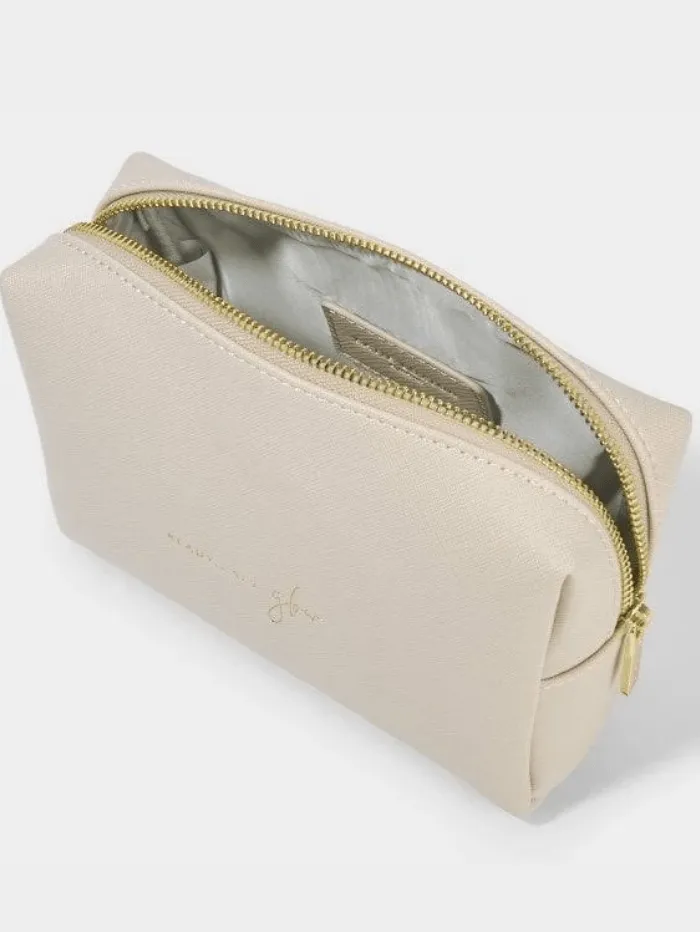 Katie Loxton Ready Set Glow Wash Bag Pale Pink KLB1851