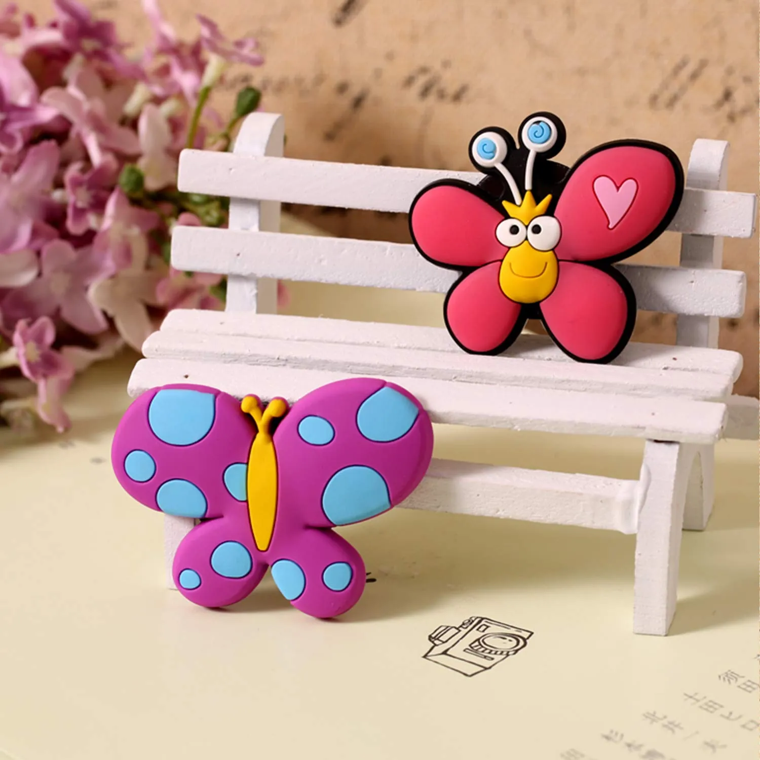 KOPADA 8pcs Baby Magnets,Animal Fridge Magnets for Kids,Cute Insect Magnets